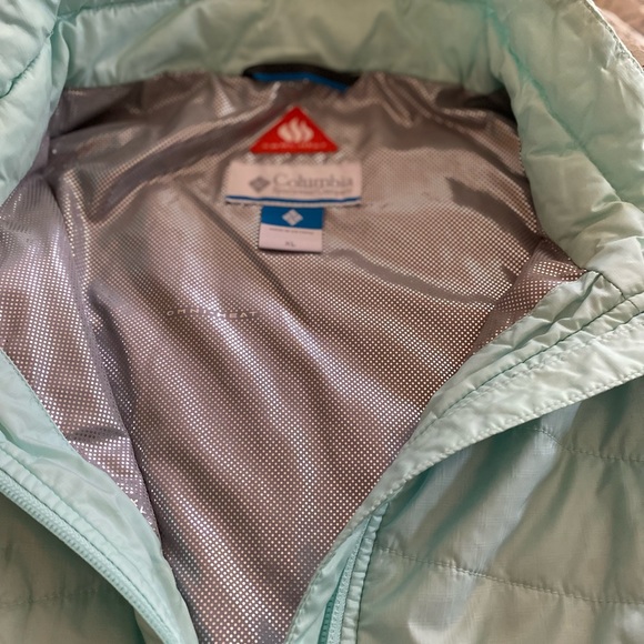 Columbia Quilted Omni-Heat Puffer Vest Size XL Mint Green - Picture 6 of 14